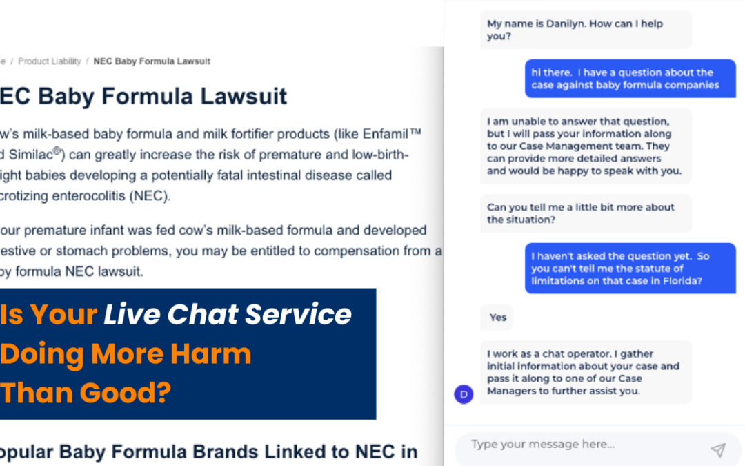 Is Your Live Chat Service Doing More Harm Than Good?